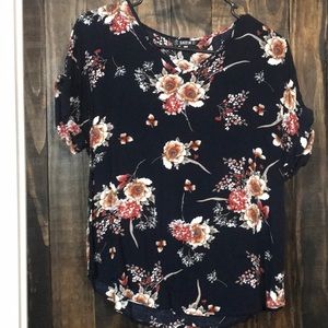 Shein floral blouse